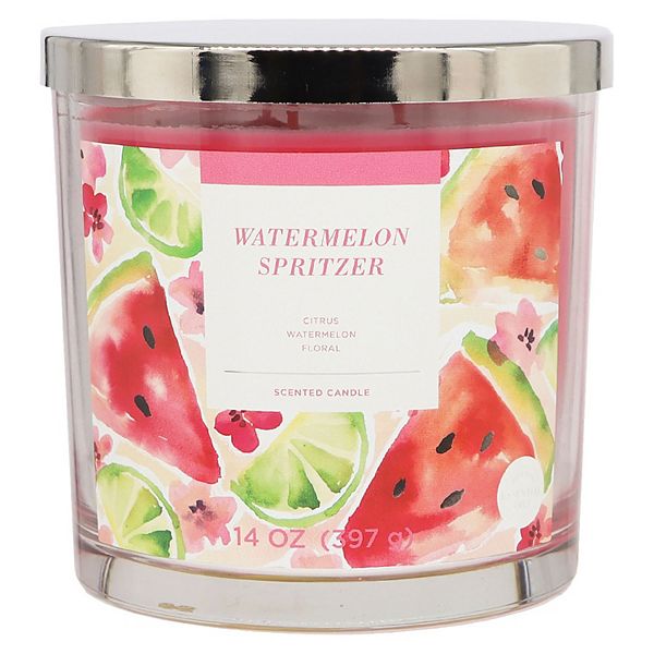 Sonoma Goods For Life® Watermelon Spritzer 14-oz. Candle Jar - Multi