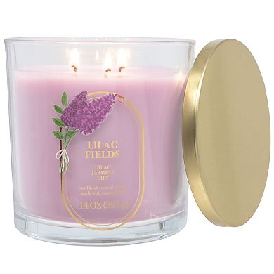 Sonoma Goods For Life® 14-oz. Lilac Fields Single Pour Candle Jar