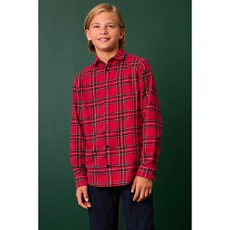 Boys 4-12 NEXT Red Tartan Shirt