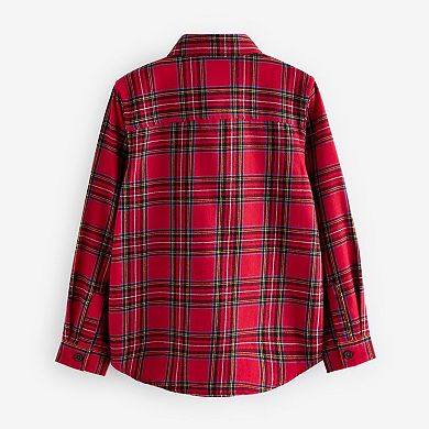 Boys 4-12 NEXT Red Tartan Shirt