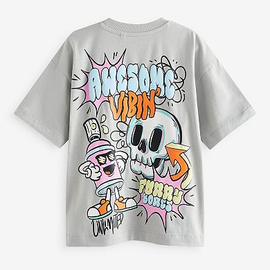 Boys 4-12 NEXT Skull Graphic Tee