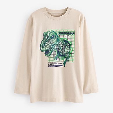Boys 4-12 NEXT 3-pk. Long Sleeve Dinasour Graphic Tops
