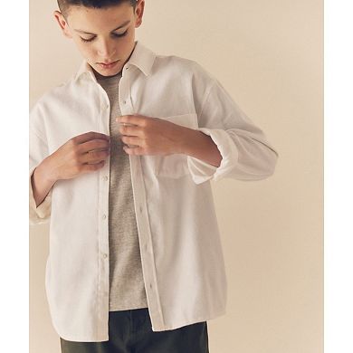 Boys 4-12 NEXT Long Sleeve Twill Shirt