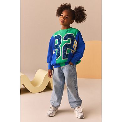 Girls 4-12 Varsity Mixed Sweatshirt