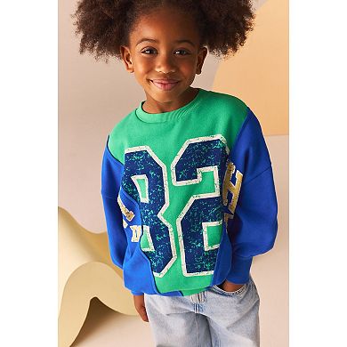 Girls 4-12 Varsity Mixed Sweatshirt