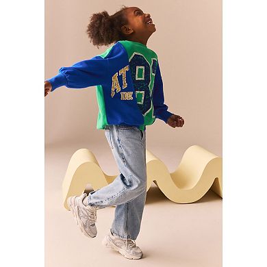 Girls 4-12 Varsity Mixed Sweatshirt