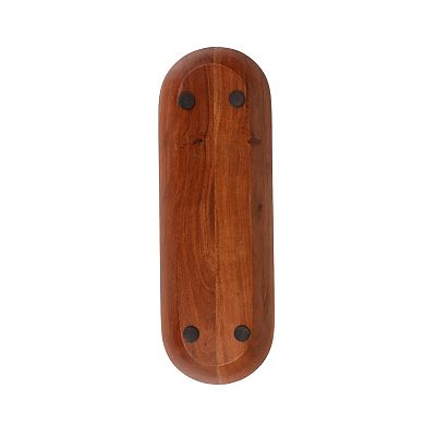 Mingle & Co. Long Oval Wood Serve Tray