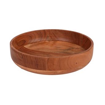 Mingle & Co. Small Wood Serving Bowl