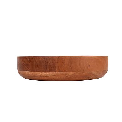 Mingle & Co. Small Wood Serving Bowl