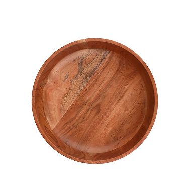 Mingle & Co. Small Wood Serving Bowl