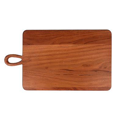 Mingle & Co. Rectangular Shaped Acacia Wood Serving Board