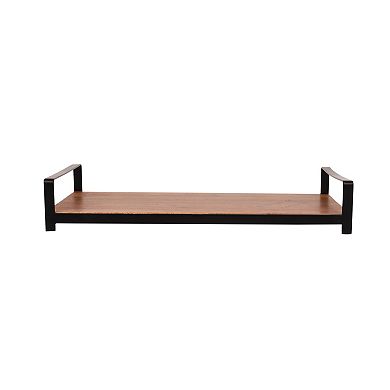 Mingle & Co. Handled Wood Serve Tray