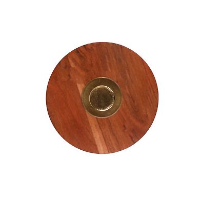 Mingle & Co. Wood & Metal Paper Towel Holder