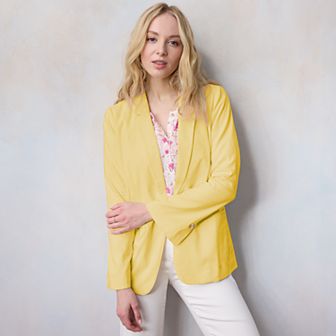 Petite LC Lauren Conrad Notch Collar Blazer