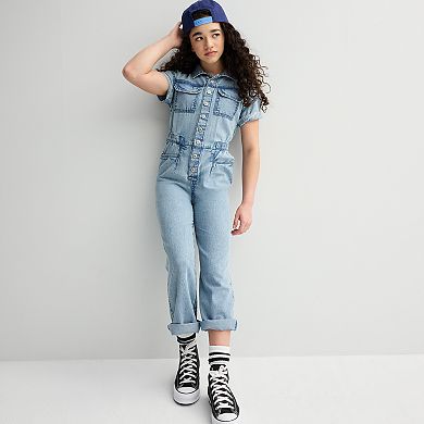 Girls 7-16 Limited Too Denim Jumpsuit