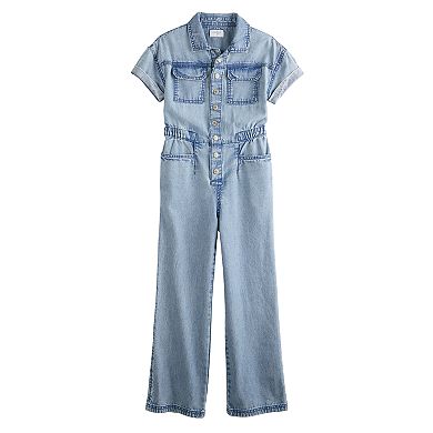 Girls 7-16 Limited Too Denim Jumpsuit