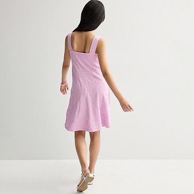 Girls 7-16 Limited Too Squareneck Skater Dress