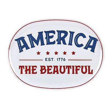 Celebrate Together Americana 2-Piece America the Beautiful Platter Set