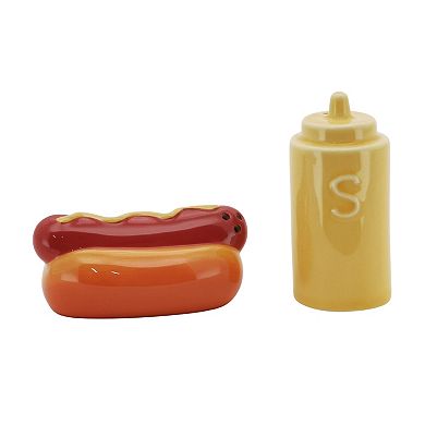 Celebrate Together Americana Hotdog & Mustard Salt and Pepper Shaker Set