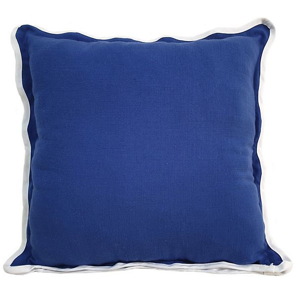 Draper James Slub Textured Indoor/Outdoor Throw Pillow - Blue