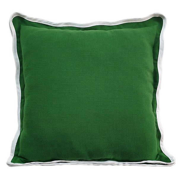 Draper James Slub Textured Indoor/Outdoor Throw Pillow - Green