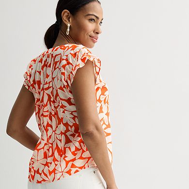 Women's Sonoma Goods For Life® Ruffle Dolman Sleeve Shirt