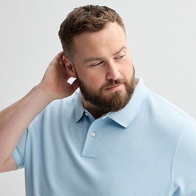Big & Tall Sonoma Goods For Life® The Essential Solid Pique Polo