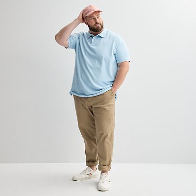 Big & Tall Sonoma Goods For Life® The Essential Solid Pique Polo