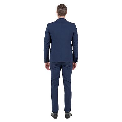 Men's Hybrid-Fit 2-Piece Solid Suit Set