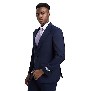 Men's Stacy Adams Hybrid-fit 3pc Suit Set, Jacket Vest And Pants