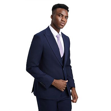 Men's Stacy Adams Hybrid-fit 3pc Suit Set, Jacket Vest And Pants