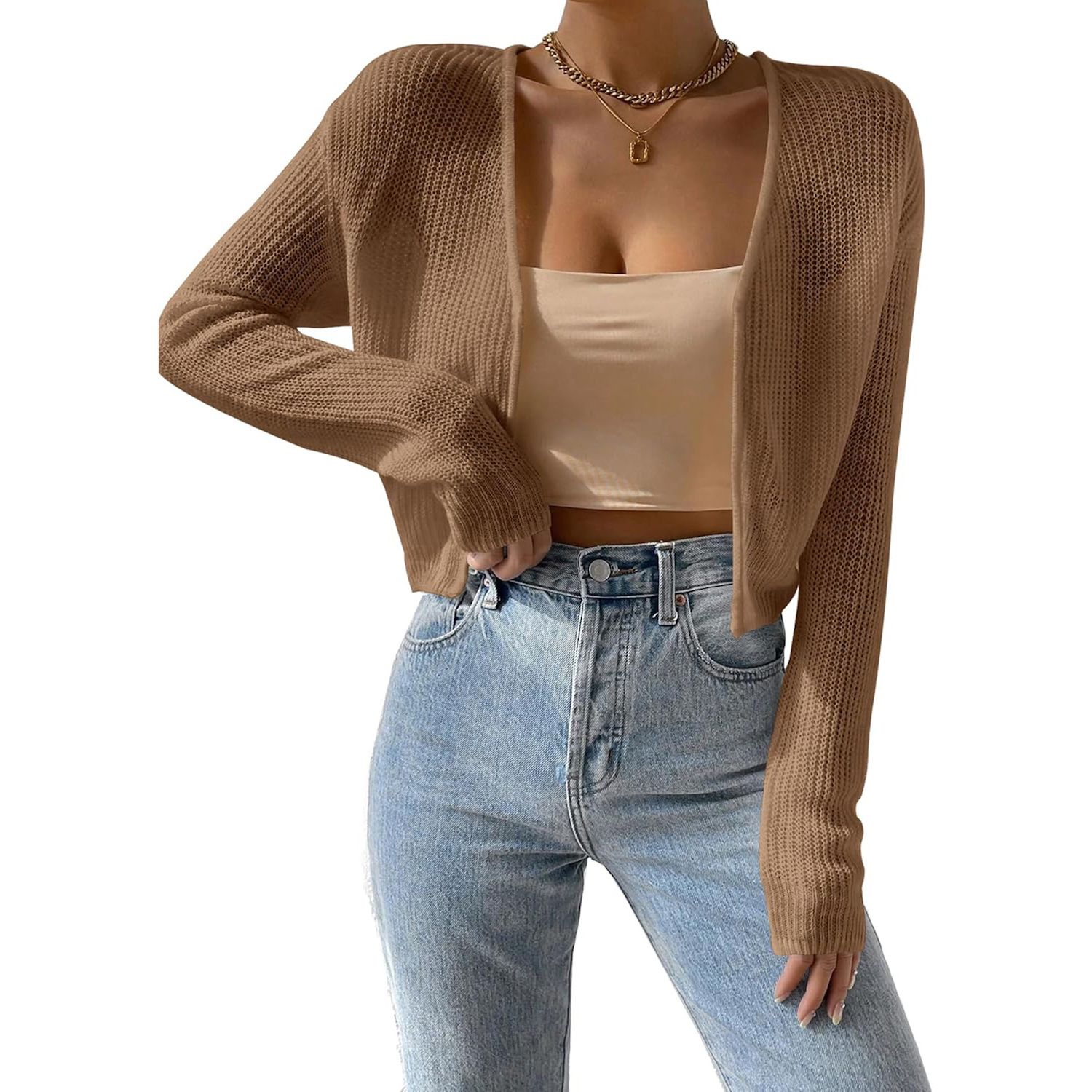 Short Sleeve Cardigan For Women Godokuleh Women Crochet Shrug