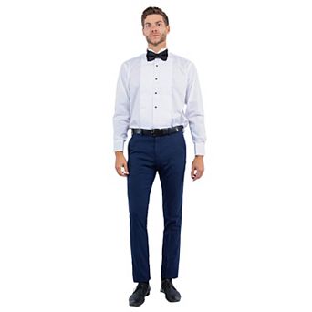 Men's Tailored-fit Suits Separates Tuxedo Pants W/ Satin Side Stripe