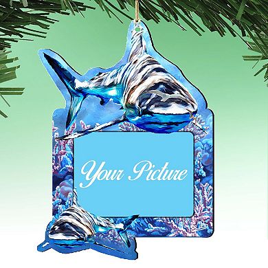 Sharks Ornament Picture Frame Ornament For Photo By G. Debrekht