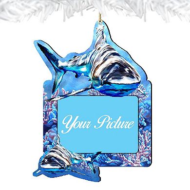 Sharks Ornament Picture Frame Ornament For Photo By G. Debrekht