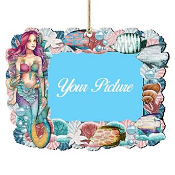 Mermaid Ornament Picture Frame Ornament For Photo By G. Debrekht