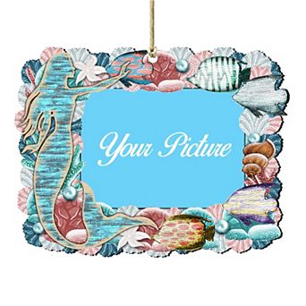 The Princess Of The Sea Mermaid Ornament Picture Frame Ornament For Photo By G. Debrekht