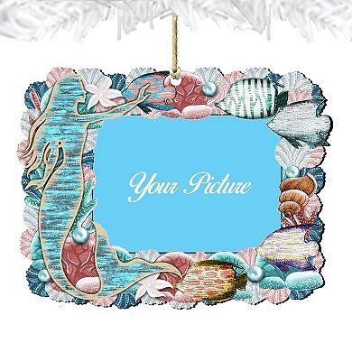 The Princess Of The Sea Mermaid Ornament Picture Frame Ornament For Photo By G. Debrekht