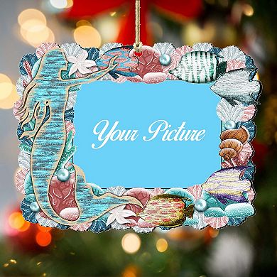The Princess Of The Sea Mermaid Ornament Picture Frame Ornament For Photo By G. Debrekht