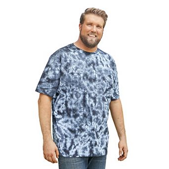 Kingsize Men's Big & Tall Shrink-less Lightweight Pocket Crewneck T-shirt