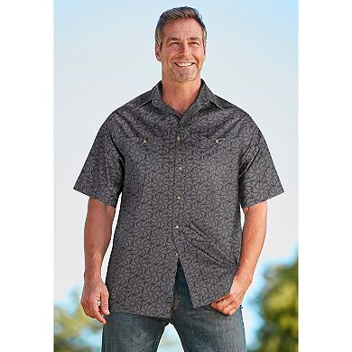 KingSize Men's Big & Tall Easy Care Woven Sport Shirt