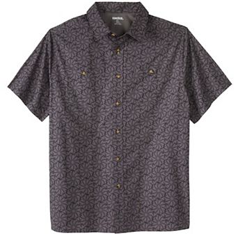 Kingsize Men's Big & Tall Easy Care Woven Sport Shirt