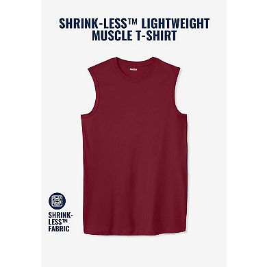 KingSize Men's Big & Tall Shrink-Less Lightweight Muscle T-Shirt