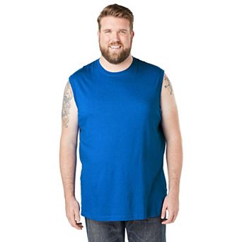 Kingsize Men's Big & Tall Shrink-less Lightweight Muscle T-shirt