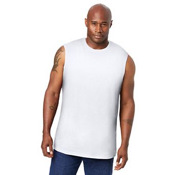 Kingsize Men's Big & Tall Shrink-less Lightweight Muscle T-shirt