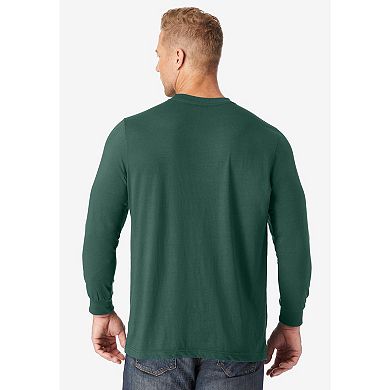 KingSize Men's Big & Tall The Ultra-Light Comfort Long-Sleeve Tee