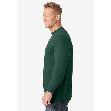 Kingsize Men's Big & Tall The Ultra-light Comfort Long-sleeve Tee