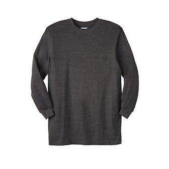 KingSize Men's Big & Tall The Ultra-Light Comfort Long-Sleeve Tee