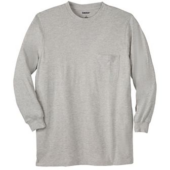 KingSize Men's Big & Tall The Ultra-Light Comfort Long-Sleeve Tee