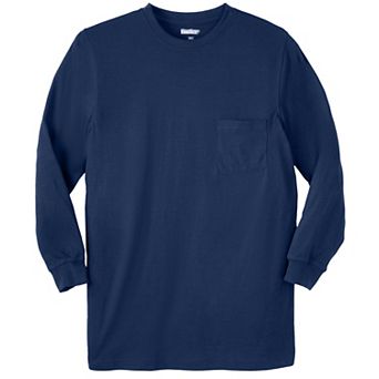 Kingsize Men's Big & Tall The Ultra-light Comfort Long-sleeve Tee
